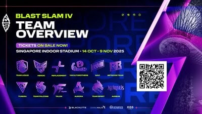 Top Dota 2 Teams Confirmed for BLAST Dota Slam Singapore 2025